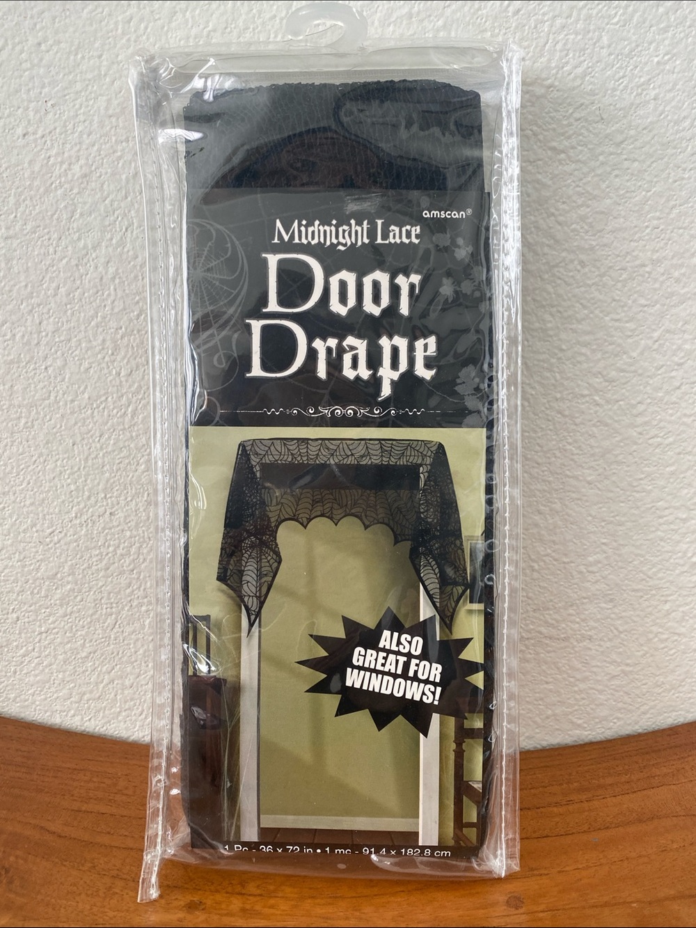 Amscan Black Lace Door Decoration